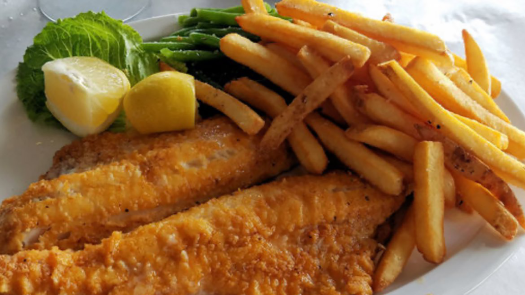perch dinner Friday Fish Fry water view huron shores port saniliac