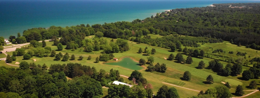 18 Holes Huron Shores Golf Water View