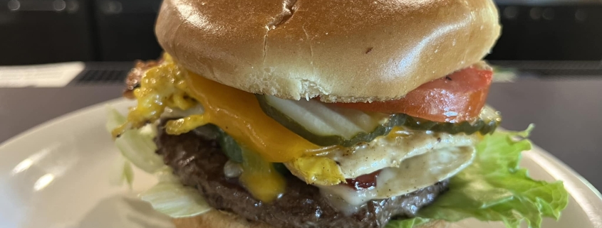 Burgers golf water view