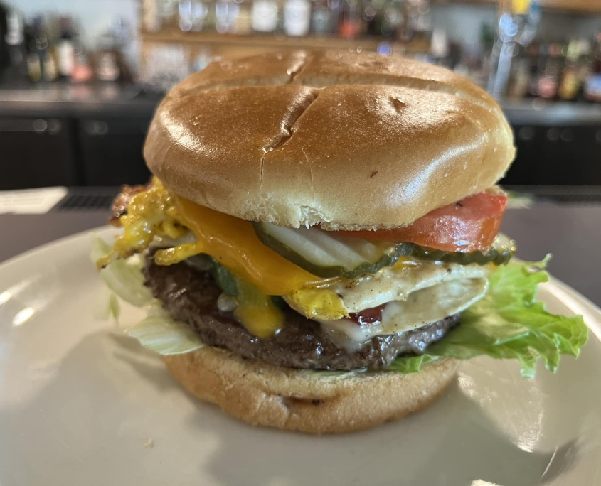 Burgers golf water view