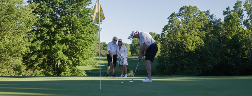 Putting driving Huron Shores Golf Public Golf